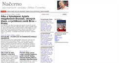 Desktop Screenshot of nacerno.cz